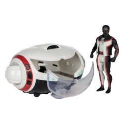 SUPER POWERS MR. TERRIFIC & T-CRAFT SUPERMAN DC DIRECT FIGURINE AVEC VEHICULE 10 CM