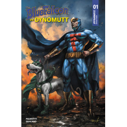 THE BLUE FALCON DYNOMUTT 1 CVR E LUCIO PARRILLO FOIL