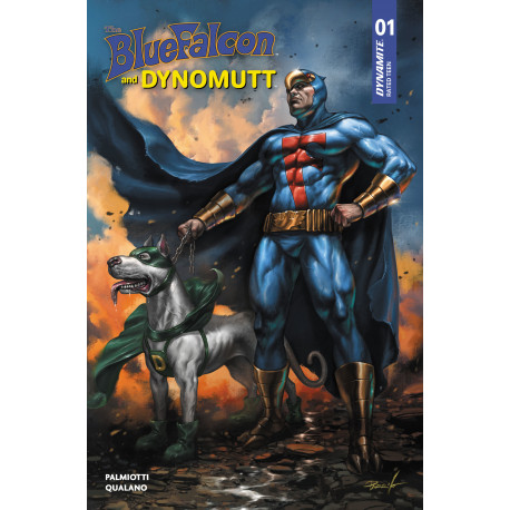 THE BLUE FALCON DYNOMUTT 1 CVR E LUCIO PARRILLO FOIL