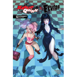 HARLEY QUINN X ELVIRA 2 CVR D BEN CALDWELL