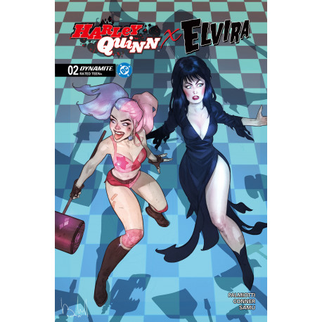 HARLEY QUINN X ELVIRA 2 CVR D BEN CALDWELL