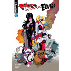 HARLEY QUINN X ELVIRA 2 CVR E AMANDA CONNER 1 FOIL