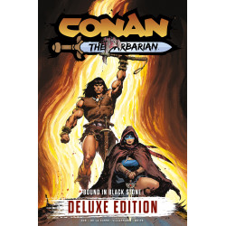 CONAN THE BARBARIAN HC VOL 1 BOUND IN BLACK STONE DLX ED