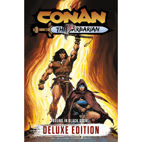CONAN THE BARBARIAN HC VOL 1 BOUND IN BLACK STONE DLX ED