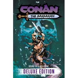 CONAN THE BARBARIAN HC VOL 1 BOUND IN BLACK STONE DLX DM ED