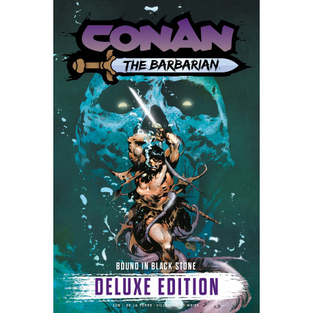 CONAN THE BARBARIAN HC VOL 1 BOUND IN BLACK STONE DLX DM ED