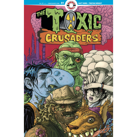 TOXIC CRUSADERS 1 CVR A WRIGHT