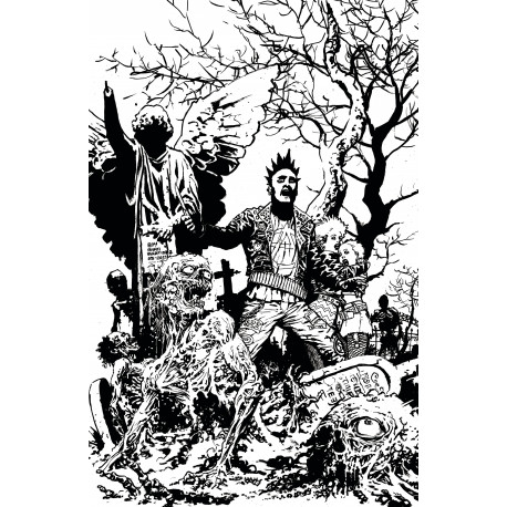 RETURN OF THE LIVING DEAD 4 CVR E B W MARTINEZ LTD ED