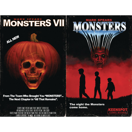 MARK SPEARS MONSTERS 7 CVR F HOLOFOIL HALLOWEEN FLIP