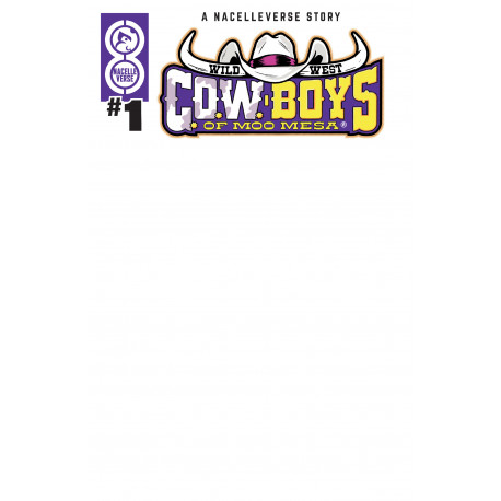 WILD WEST COW BOYS OF MOO MESA 1 CVR E BLANK SKETCH