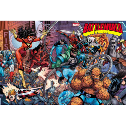 BATTLEWORLD 1 NICK BRADSHAW 5-PART WRAPAROUND CONNECTING VAR A