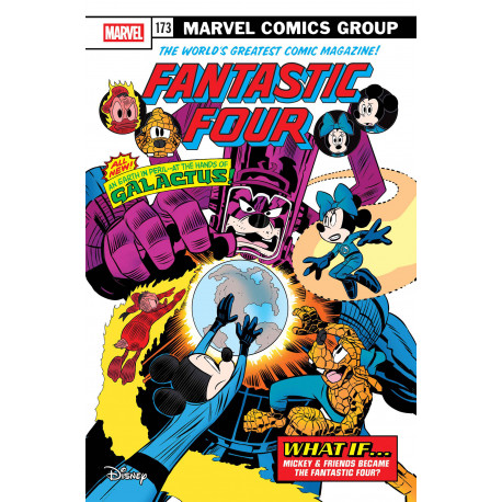 FANTASTIC FOUR 3 VITALE MANGIATORDI DISNEY WHAT IF FANTASTIC FOUR HOMAGE VAR