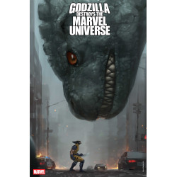 GODZILLA DESTROYS THE MARVEL UNIVERSE 3 JEEHYUNG LEE VAR