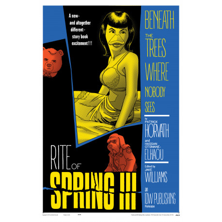BENEATH THE TREES WHERE NOBODY SEES RITE OF SPRING 3 CVR B FLEECS MOVIE HOMAGE VAR