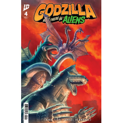 GODZILLA HERE THERE BE ALIENS 4 CVR A FERO PE