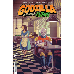 GODZILLA HERE THERE BE ALIENS 4 CVR B HERNANDEZ