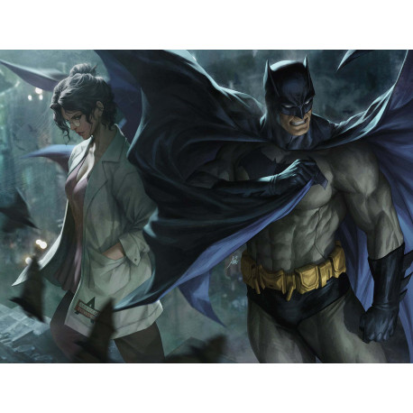 BATMAN 1 CVR J STANLEY ARTGERM LAU DC SHOWCASE WRAPAROUND FOIL VAR