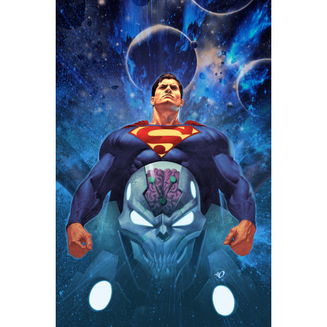 SUPERMAN 30 CVR C ARIEL OLIVETTI CARD STOCK VAR
