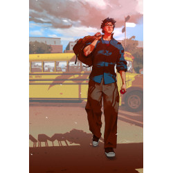ACTION COMICS 1090 CVR B GERALD PAREL CARD STOCK VAR