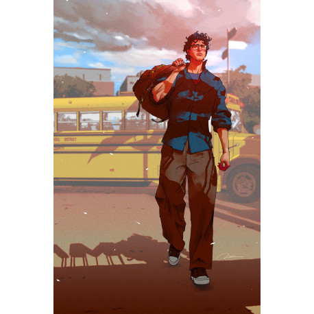 ACTION COMICS 1090 CVR B GERALD PAREL CARD STOCK VAR