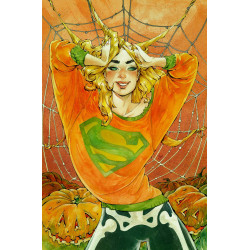 SUPERGIRL 5 CVR D CHUMA HILL PUMPKIN SPICY CARD STOCK VAR