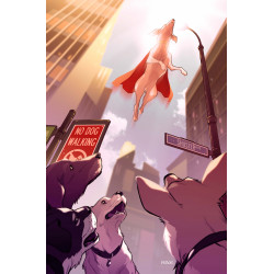 KRYPTO THE LAST DOG OF KRYPTON 4 OF 5 CVR B KARL KERSCHL CARD STOCK VAR