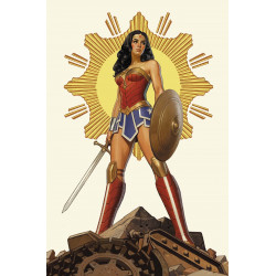 WONDER WOMAN 25 CVR D GREG SMALLWOOD CARD STOCK VAR