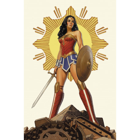 WONDER WOMAN 25 CVR D GREG SMALLWOOD CARD STOCK VAR