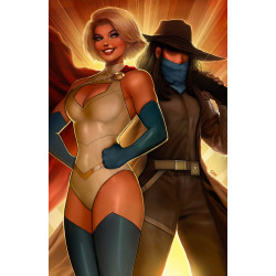 JUSTICE LEAGUE UNLIMITED 11 CVR B NATHAN SZERDY CARD STOCK VAR