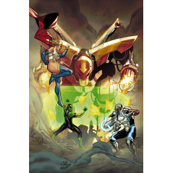 JUSTICE LEAGUE RED 2 OF 6 CVR A CLAYTON HENRY