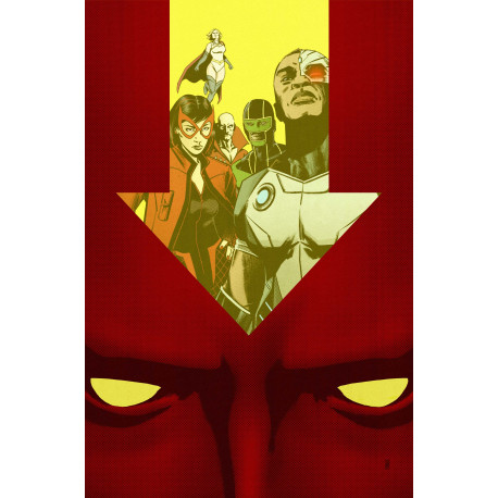 JUSTICE LEAGUE RED 2 OF 6 CVR B JORGE FORNES CARD STOCK VAR