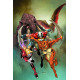 JUSTICE LEAGUE VS GODZILLA VS KONG 2 4 OF 7 CVR B SEPHEN SEGOVIA CARD STOCK VAR