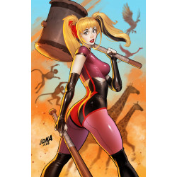 HARLEY QUINN 54 CVR B DAVID NAKAYAMA CARD STOCK VAR