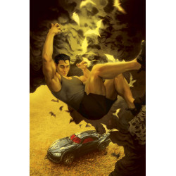 BATMAN AND ROBIN 25 CVR D MIGUEL MERCADO PUMPKIN SPICY CARD STOCK VAR