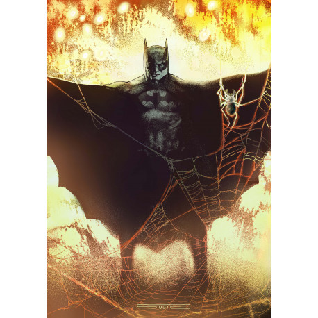 BATMAN DARK PATTERNS 10 OF 12 CVR B STEVAN SUBIC CARD STOCK VAR