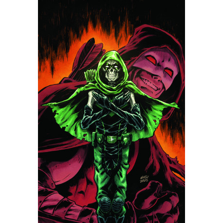 GREEN ARROW 28 CVR B BRIAN LEVEL CARD STOCK VAR
