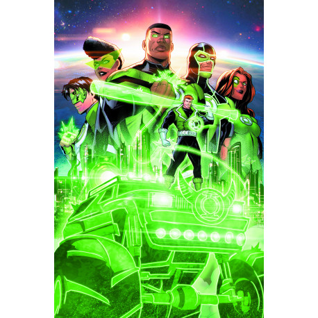 GREEN LANTERN CORPS 8 CVR C TRAVIS MERCER CARD STOCK VAR STARBREAKER SUPREMACY 