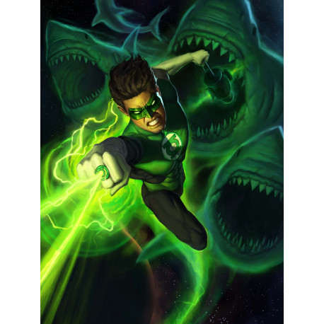 GREEN LANTERN 27 CVR B AARON BARTLING CARD STOCK VAR STARBREAKER SUPREMACY 