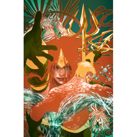 AQUAMAN 9 CVR D DON AGUILLO CARD STOCK VAR