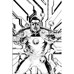 MR TERRIFIC YEAR ONE 5 OF 6 CVR B KEN LASHLEY CARD STOCK VAR