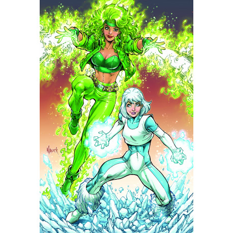 FIRE ICE WHEN HELL FREEZES OVER 6 OF 6 CVR B TODD NAUCK CARD STOCK VAR