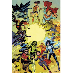 NEW HISTORY OF THE DC UNIVERSE 4 OF 4 CVR A CHRIS SAMNEE