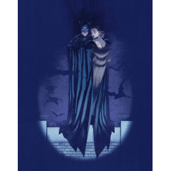 THE BAT-MAN SECOND KNIGHT 1 OF 6 CVR B MARC ASPINALL CARD STOCK VAR MR 