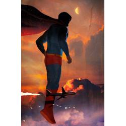 SUPERMAN THE KRYPTONITE SPECTRUM 2 OF 5 CVR C ALEX ECKMAN-LAWN CARD STOCK VAR MR 