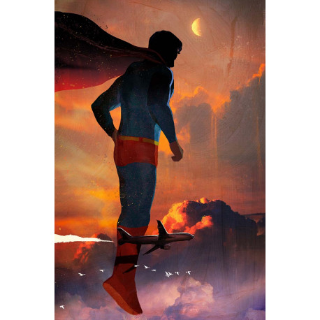 SUPERMAN THE KRYPTONITE SPECTRUM 2 OF 5 CVR C ALEX ECKMAN-LAWN CARD STOCK VAR MR 
