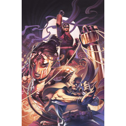 BATMAN GOTHAM BY GASLIGHT A LEAGUE FOR JUSTICE 3 OF 6 CVR C CHRIS STEVENS CARD STOCK VAR