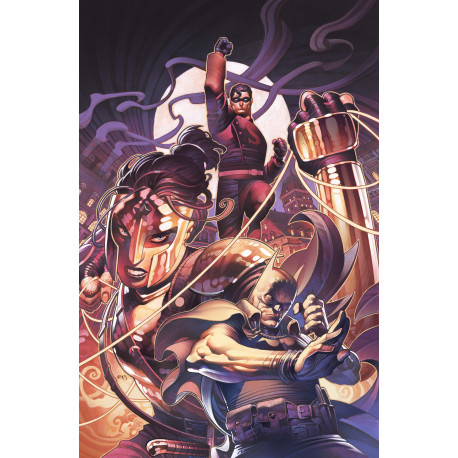 BATMAN GOTHAM BY GASLIGHT A LEAGUE FOR JUSTICE 3 OF 6 CVR C CHRIS STEVENS CARD STOCK VAR