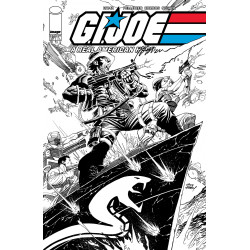 GI JOE A REAL AMERICAN HERO 320 CVR B ANDY KUBERT B W VAR