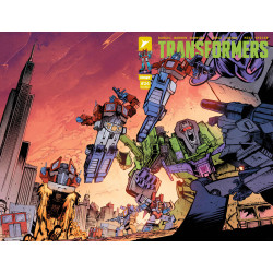 TRANSFORMERS 24 CVR F DANIEL WARREN JOHNSON MIKE SPICER WRAPAROUND VAR