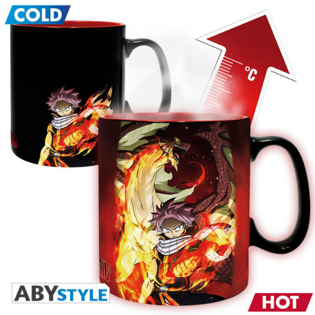 NATSU ET LUCY FAIRY TAIL MUG MAGIQUE 460ML